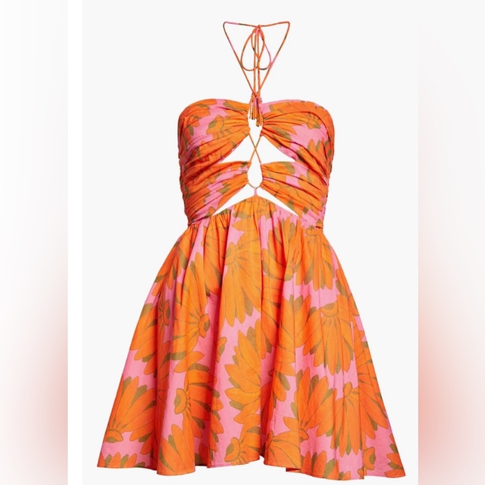 Farm Rio Copabanana Pink dress